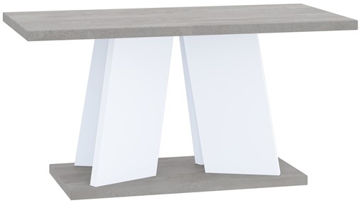 MUFO nowoczesny stolik kawowy ława 110x70 do salonu K350 beton / biały
