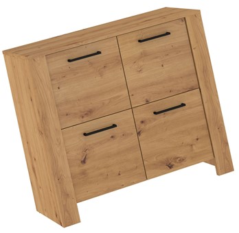 meble DELIS 04 komoda szafka z drzwiami do salonu sypialni dąb artisan