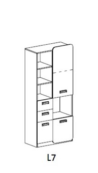 meble LORENTO 07 regał