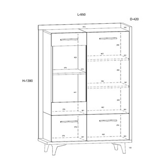 meble BOX _13 witryna 3d