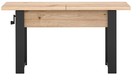 HUGO ławostół ława rozkładana podnoszona stolik kawowy dąb artisan czarny