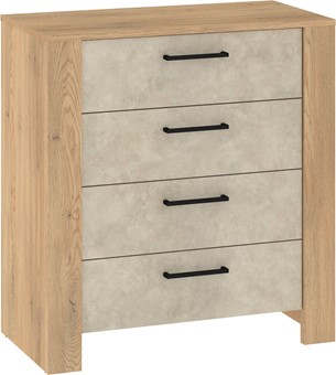 meble DELIS 05 komoda z szufladami do salonu sypialni dąb cremona granada m