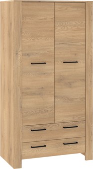 meble DELIS 12 szafa z szufladami do przedpokoju salonu dąb cremona