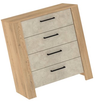 meble DELIS 05 komoda z szufladami do salonu sypialni dąb cremona granada m