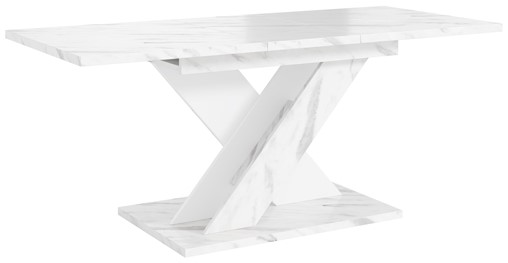 TX1 nowoczesny stół rozkładany do salonu kuchni jadalni 120/160x80 b. ma.bi