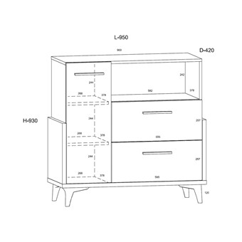 meble HEY _07 komoda 95w