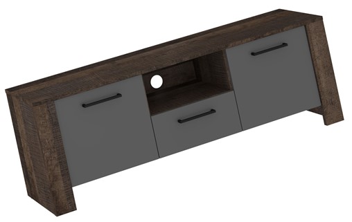 meble DELIS 10 komoda stolik szafka RTV 140 dąb grange grafit