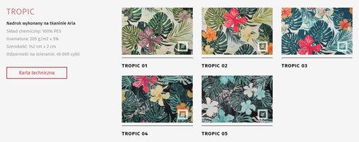 Tkanina Tropic / Lech Fabrics