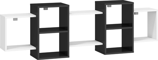 meble NORSID 08 półka czarny / biały - ostatnia