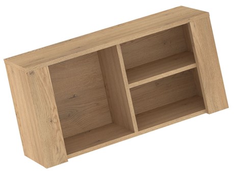meble DELIS 07 półka wisząca ścienna do salonu dąb cremona