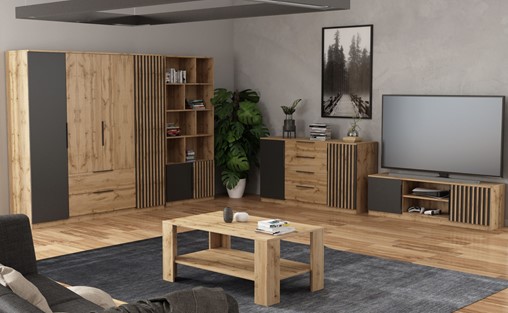 meble RISE #1 pokojowe szafa regał komoda szafka RTV stolik kawowy artisan