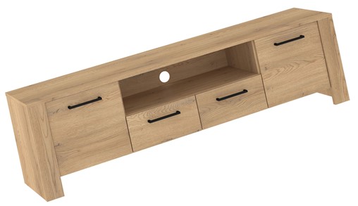 meble DELIS 11 komoda stolik szafka RTV 175 dąb cremona