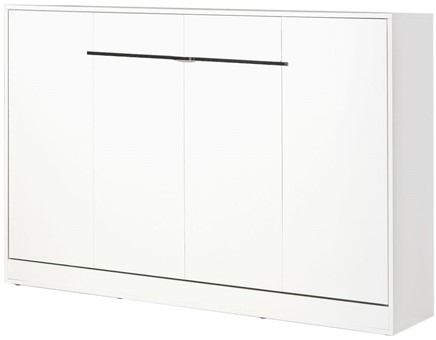 meble PEFE 120 półkotapczan poziomy łóżko chowane składane bez mat biały cz