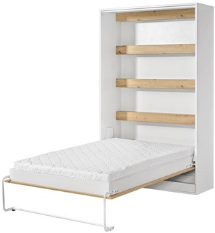 meble PEFE 120 półkotapczan pionowy łóżko chowane w szafie b. mat artisan c