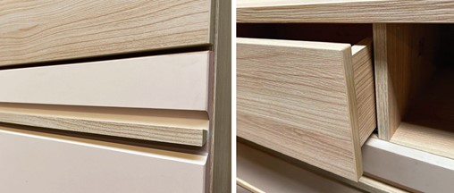 meble SOLO 12 komoda z szufladami drzwiami do salonu riva cashmere kaszmir