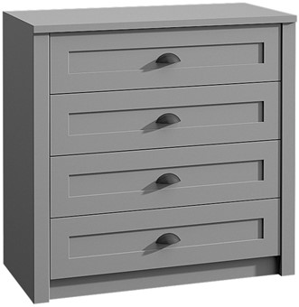 meble PROWANSJA K4 komoda z szufladami do salonu sypialni szara grey