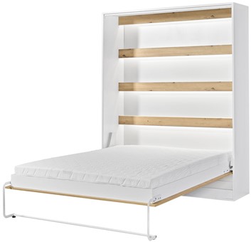 meble PEFE 160 półkotapczan pionowy łóżko chowane w szafie b. mat artisan b