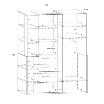 meble HEY _21 szafa 155
