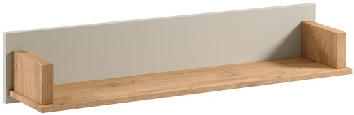 meble INDYGO P1 półka wisząca ścienna na książki zabawki dąb wotan beż
