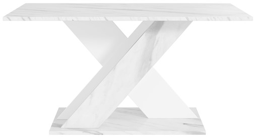 TX1 ława nowoczesny stolik kawowy 110x60 do salonu biały marmur biały