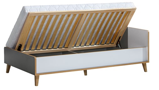 meble WERSO 10 nowoczesne łóżko dziecięce młodzieżowe bez materaca 90x195