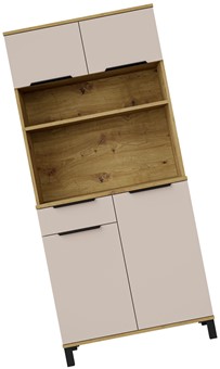 meble kuchenne SOLEA bufet 80 szafka kawiarka kredens dąb artisan cashmere