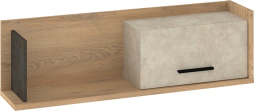meble DOX 11 szafka półka wisząca ścienna na książki dąb cremona granada mi
