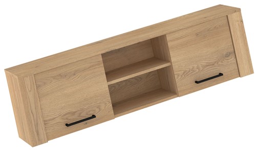 meble DELIS 13 szafka półka wisząca ścienna z drzwiami dąb cremona