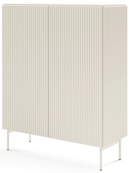meble MUPPI A szafka komoda z drzwiami na nóżkach ryfle kaszmir cashmere