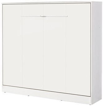 meble PEFE 160 półkotapczan poziomy łóżko chowane składane bez mat biały bi