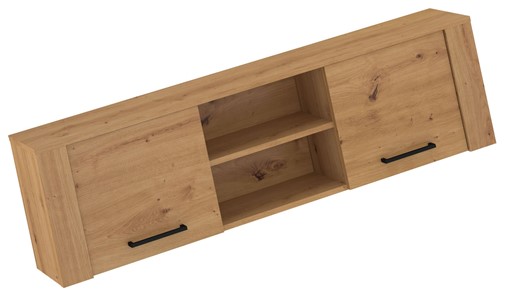 meble DELIS 13 szafka półka wisząca ścienna z drzwiami dąb artisan