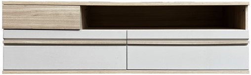 meble SOLO 04 komoda szafka RTV 160 z szufladami dąb riva cashmere kaszmir