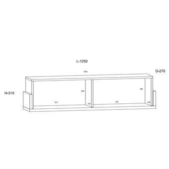 meble HEY _11 półka 125