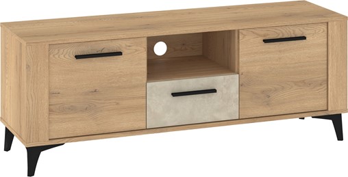 meble MIGES 10 komoda stolik szafka RTV na nóżkach dąb cremona granada migd