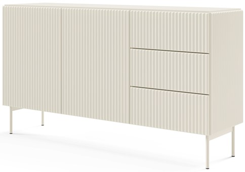 meble MUPPI D komoda z szufladami do salonu sypialni ryfle kaszmir cashmere