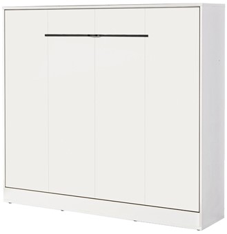 meble PEFE 160 półkotapczan poziomy łóżko chowane składane bez mat biały cz