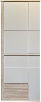 meble SOLO 01 szafa do przedpokoju salonu z półkami riva cashmere kaszmir