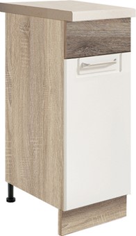 meble kuchenne ECONO szafka stojąca dolna z CARGO 30 [26D] biała