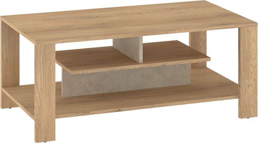 meble DELIS 06 ława stolik kawowy z półką do salonu dąb cremona granada mig