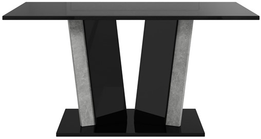 DO2 ława nowoczesny stolik kawowy 100x60 do salonu czarny połysk beton