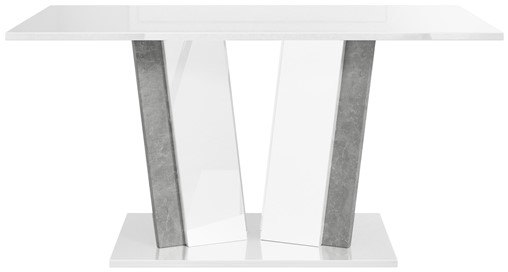 DO2 ława nowoczesny stolik kawowy 100x60 do salonu biały połysk beton