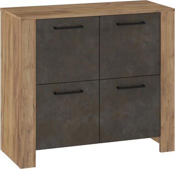 meble DELIS 04 komoda szafka z drzwiami do salonu sypialni craft złoty gr b