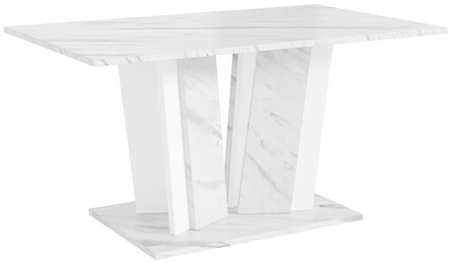 DO2 ława nowoczesny stolik kawowy 100x60 do salonu biały marmur biały