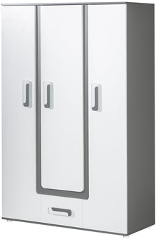 meble APETITO 19 duża szafa trzydrzwiowa do przedpokoju sypialni antracyt b