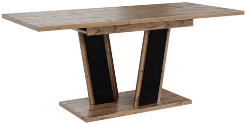 MU1 nowoczesny stół rozkładany do salonu kuchni jadalni 120/160x80 wotan cz