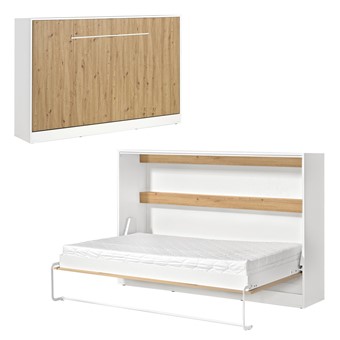 meble PEFE 120 półkotapczan poziomy łóżko chowane składane b. mat artisan b