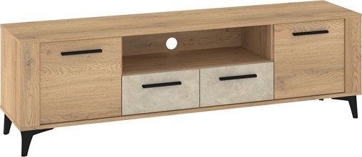 meble MIGES 11 komoda stolik szafka RTV z szufladami dąb cremona granada mi