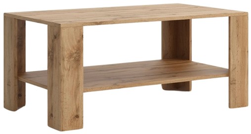 meble RISE 06 klasyczny stolik kawowy do salonu ława z półką dąb artisan