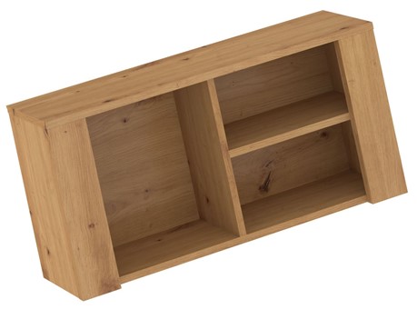 meble DELIS 07 półka wisząca ścienna do salonu dąb artisan