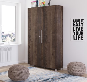 Półkotapczan pionowy łóżko chowane w szafie TEDDY 120 dąb grange